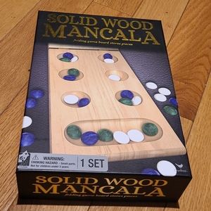 NIB solid wood Mancala